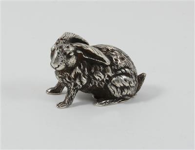 Silber Hase als Streuer, - Antiquariato