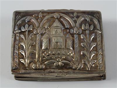 Ottomanische Silber Doppeldeckeldose, - Asiatika und islamische Kunst