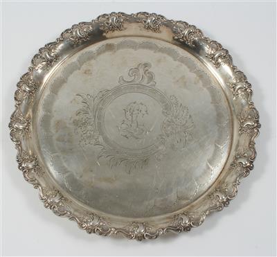 Deutsches Silber Tablett, - Antiquariato