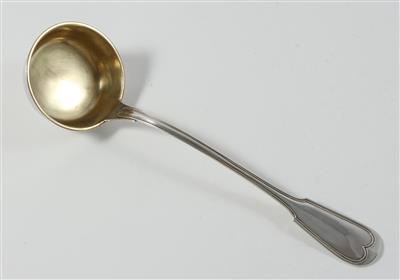 Silber Schöpfer mit Innenvergoldung, - Antiques