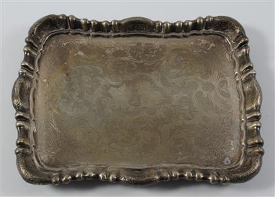 Wiener Silber Tablett von 1856, - Antiquariato