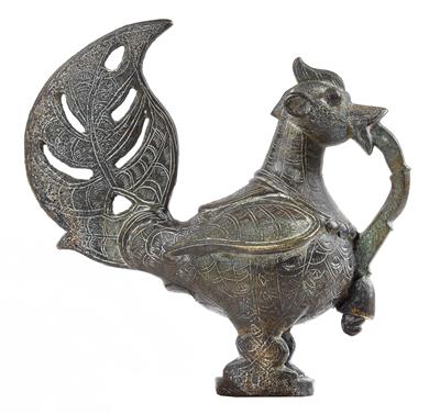 Burma, Myanmar: Bronze-Figur einer 'heiligen' Ente Hintha, auch Hamsa genannt. - Antiquariato