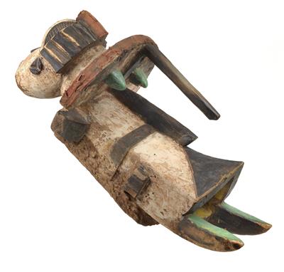 Ibo-Izzi, Nigeria: Eine alte Elefanten-Maske 'Ogbodo enyi'. - Antiques
