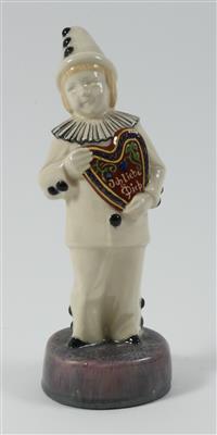 Johanna Meier-Michel, Pierrot mit Herz "Ich liebe Dich", - Antiques