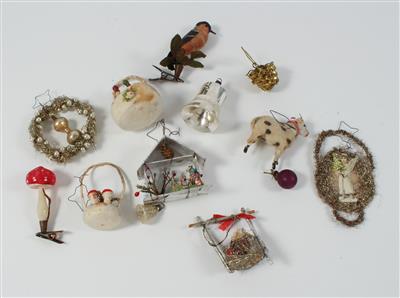 Konvolut Christbaumschmuck, - Antiquariato