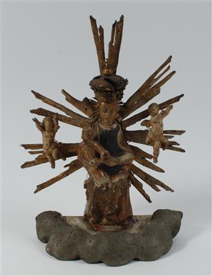 Mariazeller Gnadenmadonna, alpenländisch 19. Jh., - Antiquitäten "Unter dem Weihnachtsbaum"