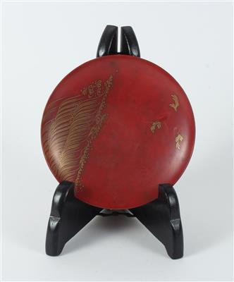 Rotlackteller, Japan, Edo Periode, 19. Jh. - Starožitnosti