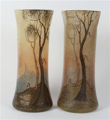 Vasenpaar, - Antiques