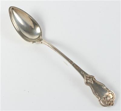 6 Wiener Silber Kaffeelöffel von 1840, - Antiques and art