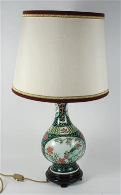 Famille verte Tischlampe, - Arte e antiquariato