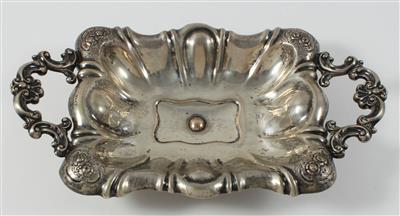 Metall versilberte Schale, - Antiques and art