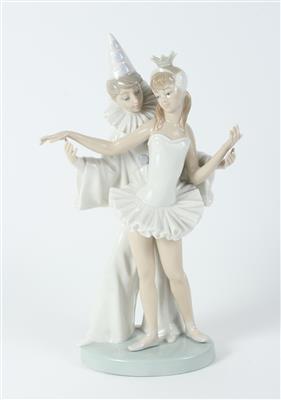 Pierrot mit Ballerina, - Antiques and art