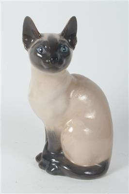 Sitzende Katze, - Arte e antiquariato