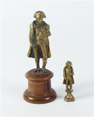 1 Napoleon Statuette, 1 Napoleon Petschaft, - Antiquariato