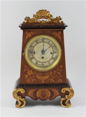 Biedermeier Marketterie Tischuhr - Antiques