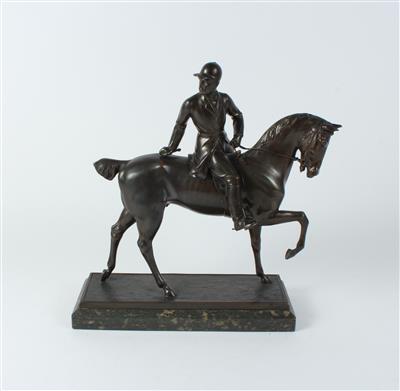 Reiter zu Pferd, - Antiques