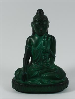 Statuette eines sitzendes Buddha, - Antiquariato