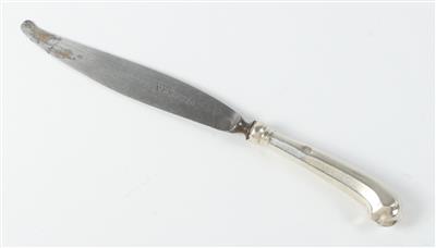 12 neapolitanische Messer mit Silberheften, - Antiques
