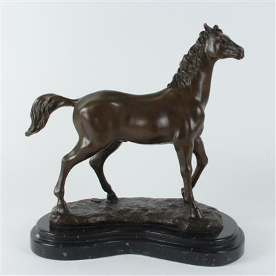 Pferdeskulptur, - Antiques