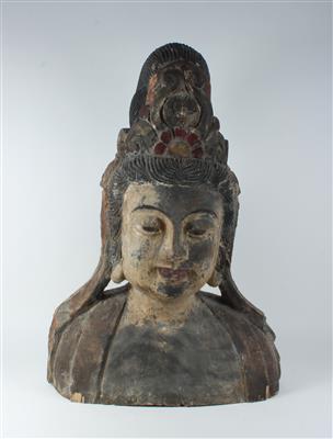 Kopf der Guanyin, - Antiques