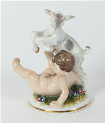 Putto mit Zicklein, - Antiquariato