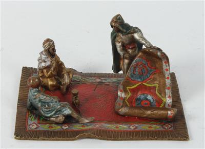 Wiener Bronze - Teppichhändler, - Antiquariato