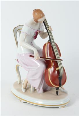 Cellospielerin, - Antiquariato