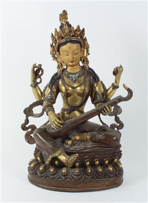 Saraswati, - Antiques