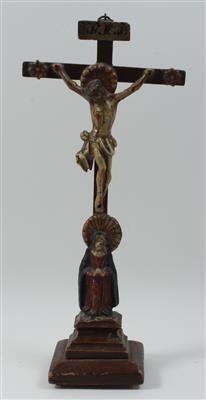 Standkreuz, alpenländisch 19. Jh., - Antiquitäten