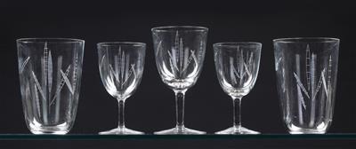Lobmeyr-Gläser, - Antiques