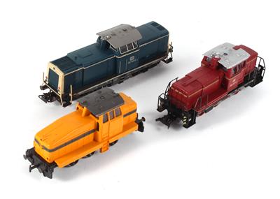 Märklin H0, 3 Stk. Dieselloks: - Eisenbahnen und Spielzeug