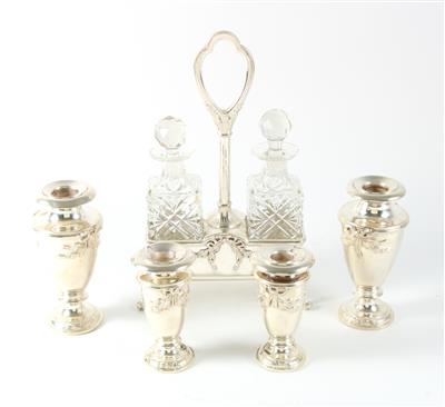 Wiener Silber Tischgarnitur, - Silver objects