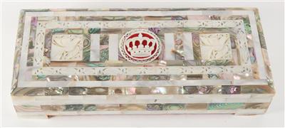 Deckelkassette ursprünglich angefertigt für die Jordanische Botschaft, - Stoviglie