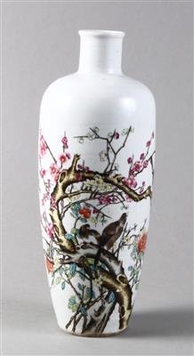 Qianjiang Famille rose Vase, - Starožitnosti