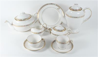 Spode Golden Trellis Tee- und Kaffeeservice - Starožitnosti