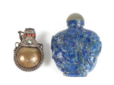 2 chinesische Snuffbottles, - Asiatica and Islamic Art