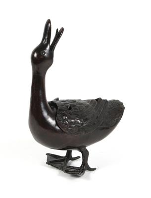 Weihrauchgefäß in Form einer Ente, - Asiatica and Islamic Art