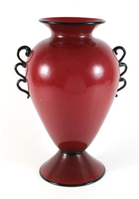 Napoleone Martinuzzi, Vase "Rosso e nero", - Jugendstil e arte applicata del XX secolo