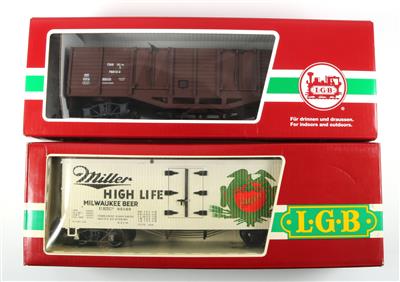 LGB 2 Waggons: - Model railroads