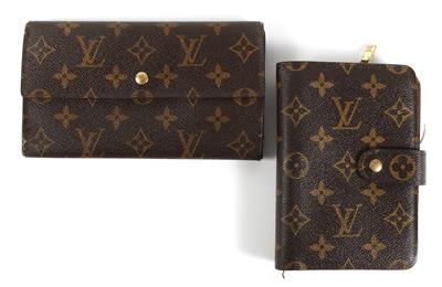 2 Louis Vuitton Geldbörsen, - Vintage moda e accessori