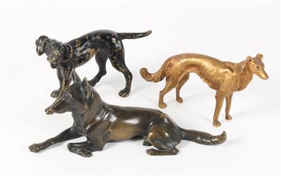 3 Hunde, - Antiquariato