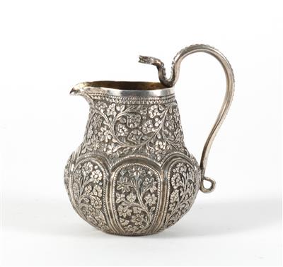 Kleiner ottomanischer Silber Gießer mit Innenvergoldung, - Asiatika und islamische Kunst