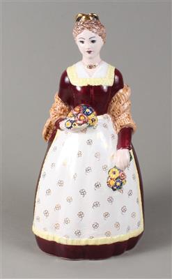 Junge Frau in Tracht, - Antiques