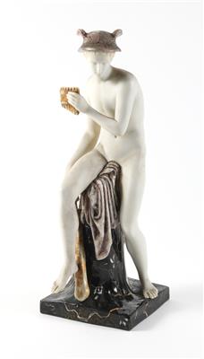 Hermes mit Panflöte, - Antiquitäten