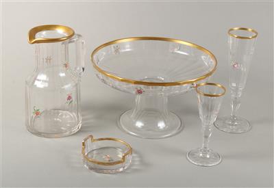 Lobmeyr-Glasteile, - Antiques