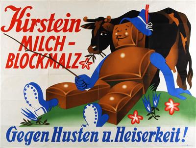 KIRSTEIN MILCHBLOCKMALZ - Posters and Advertising Art