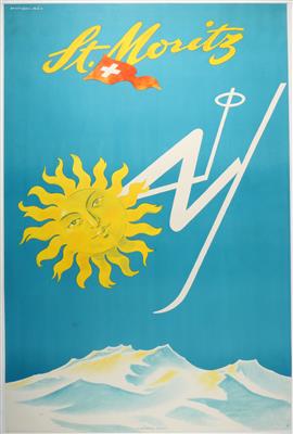 ST. MORITZ - Posters and Advertising Art