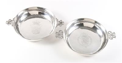 2 spanische Silber Schalen - Oggetti d'argento