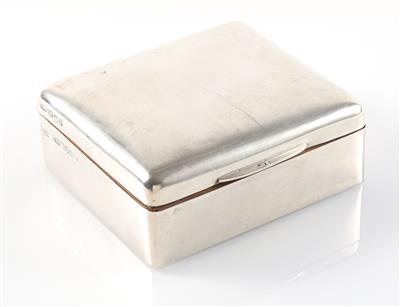 Silber Deckeldose, - Silver objects