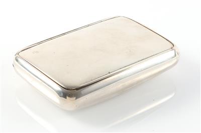 Wiener Silber Tabatiere, - Silver objects